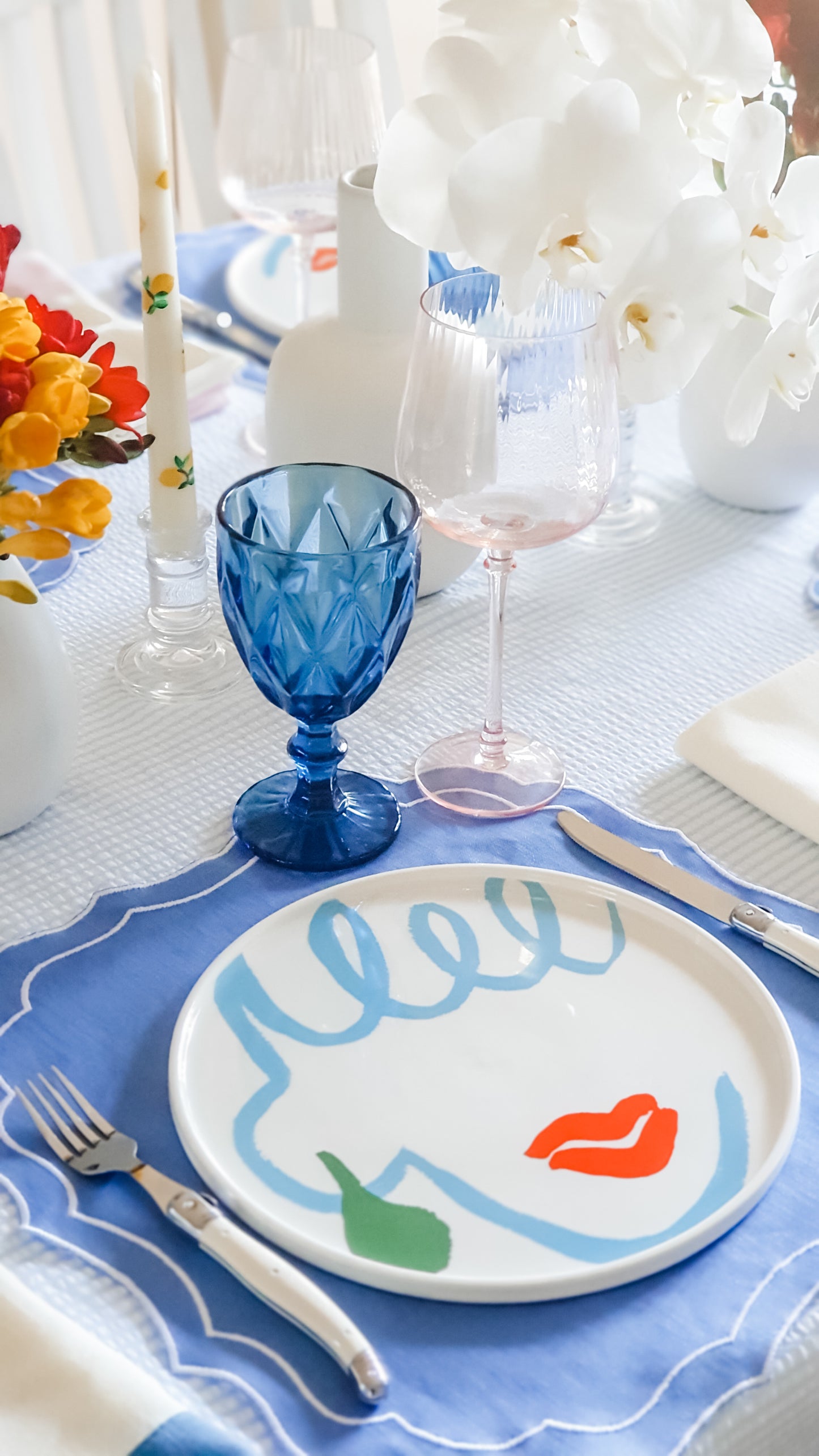 Ava Placemat Blue