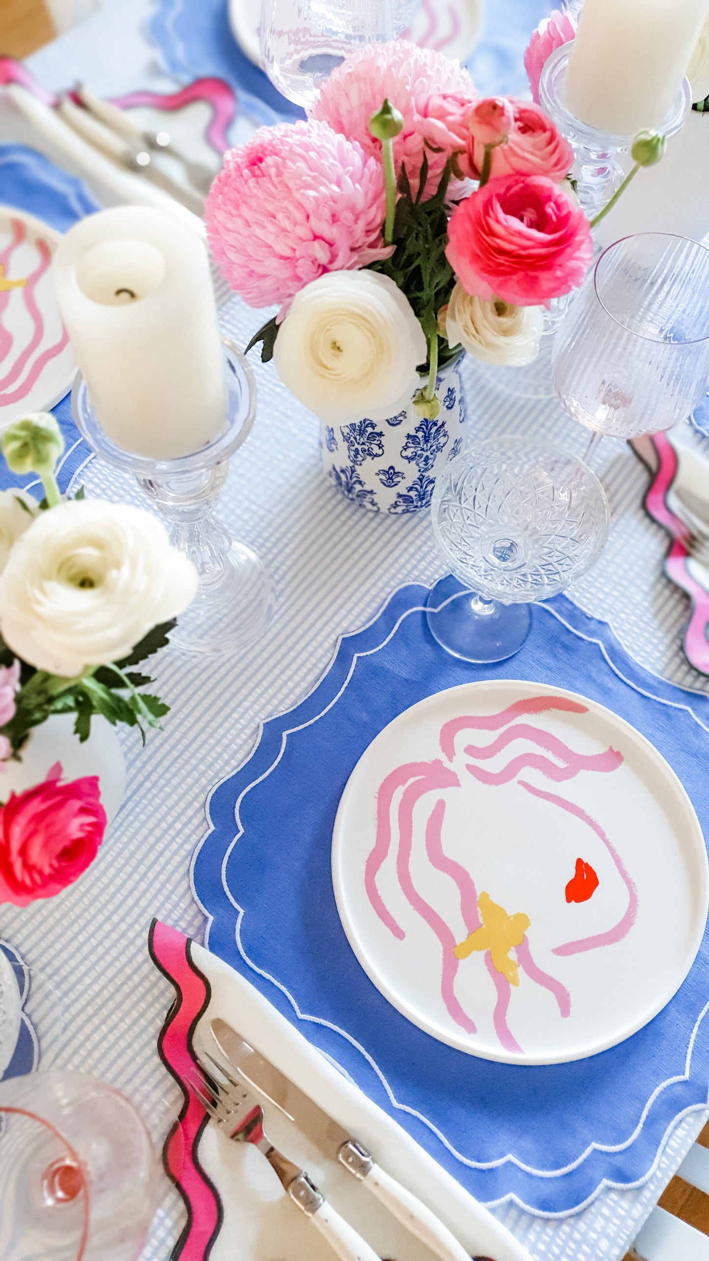 Ava Placemat Blue