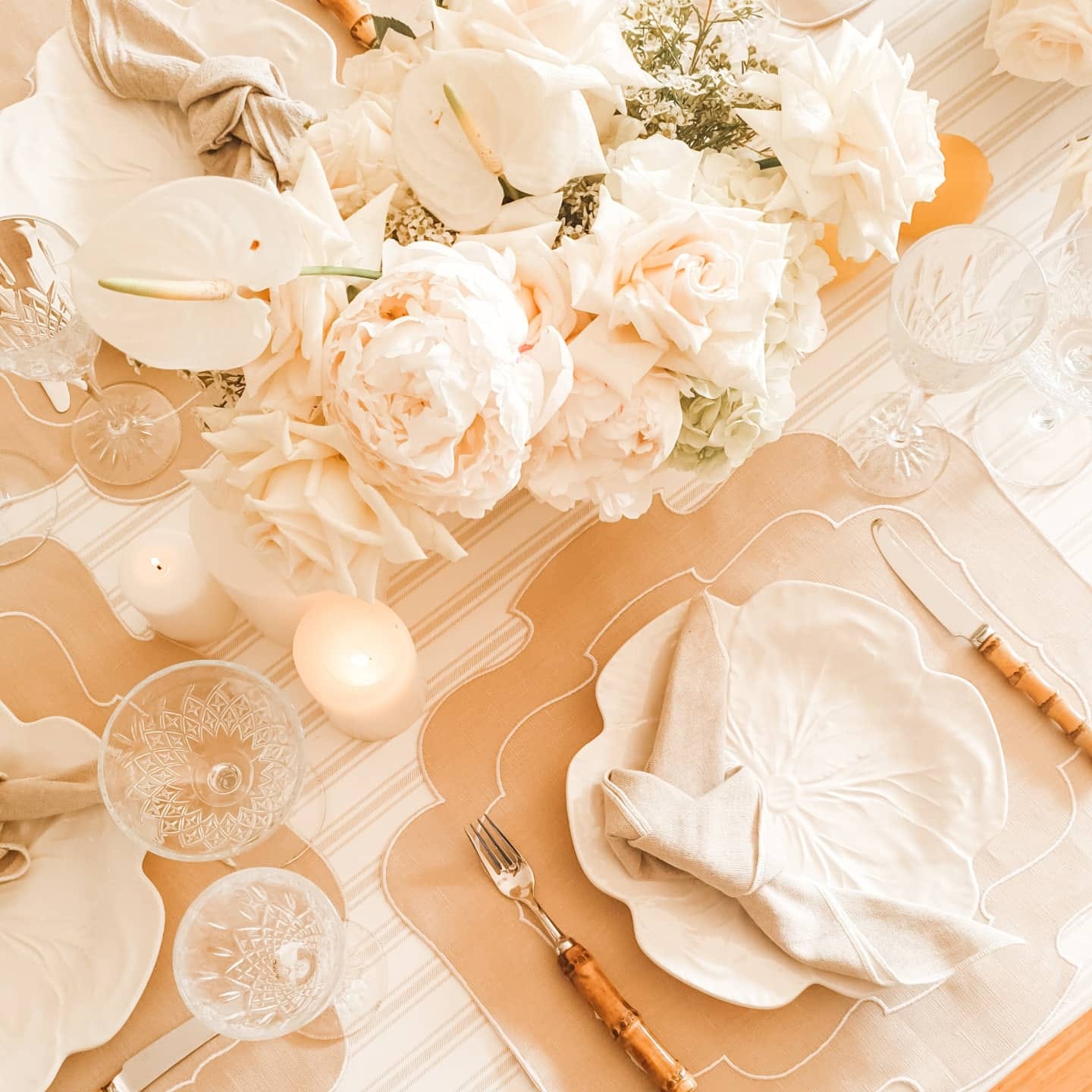 Charlotte Placemat beige set of 4