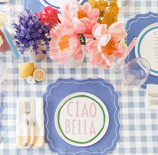 Ava Placemat Blue